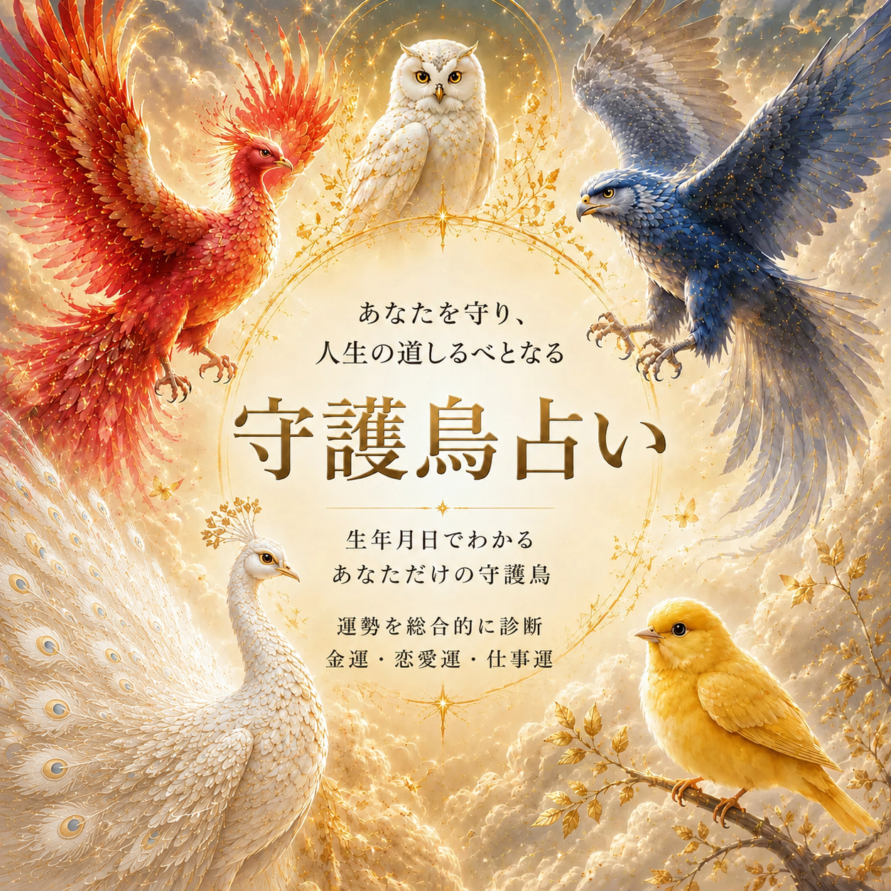 守護鳥占い